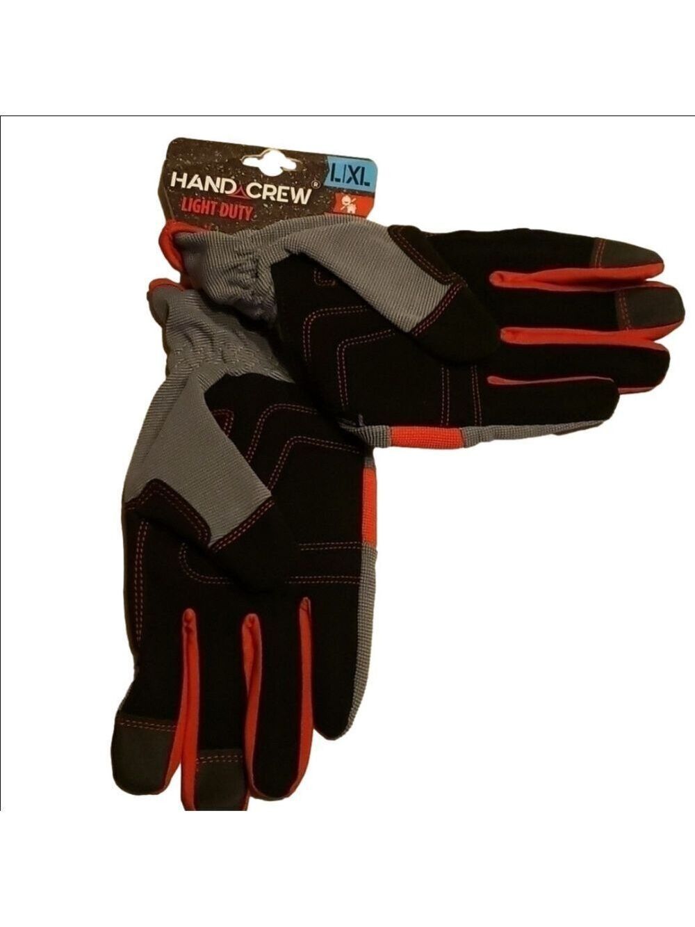 UNISEX Work Gloves Synthetic Leather Hand Crew Light Duty Multi Purpose Gloves